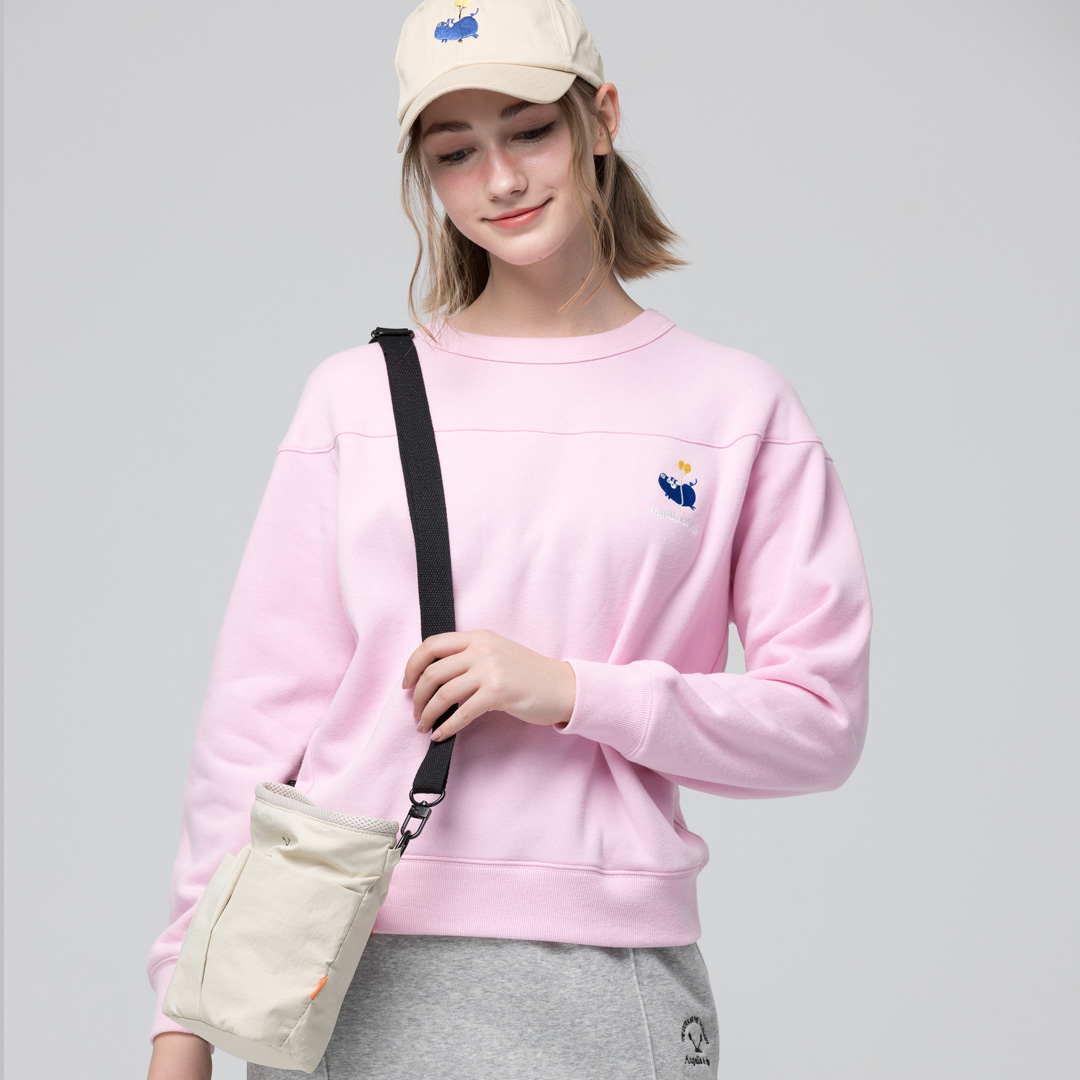 Angelia&Pets輕撥水側肩包-淺卡其