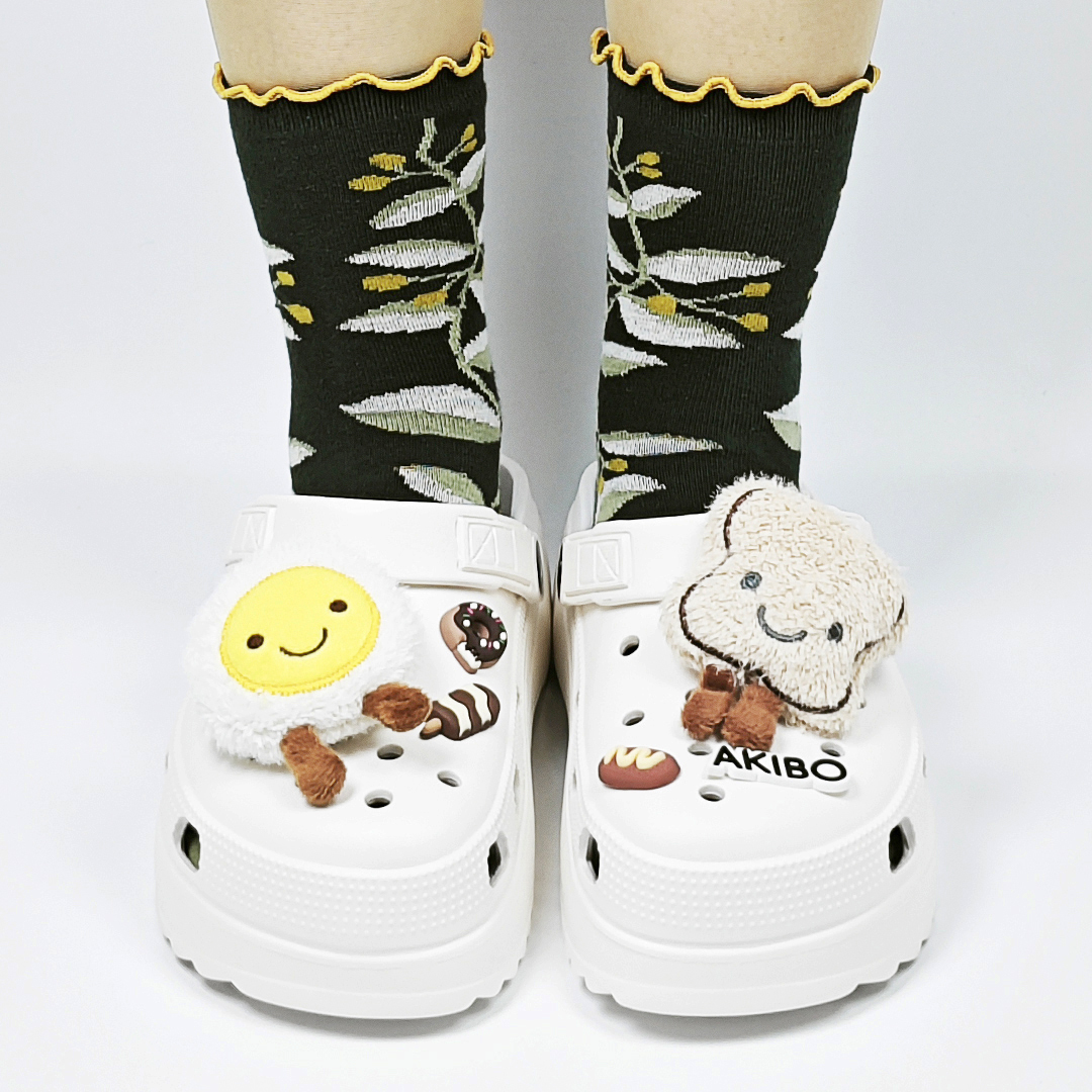 AKIBO餅乾洞洞鞋(二代)-牛奶白中性款、輕量、耐走、兩穿、防水) 
