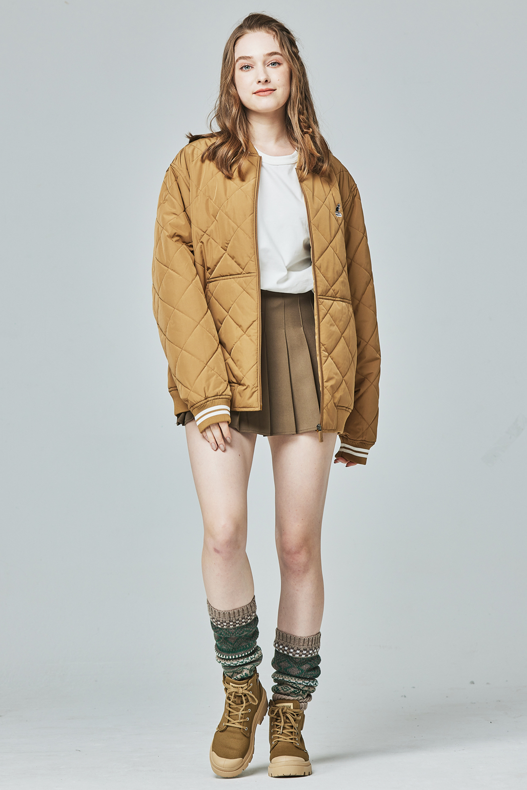 KANGOL袋鼠保暖鋪棉外套