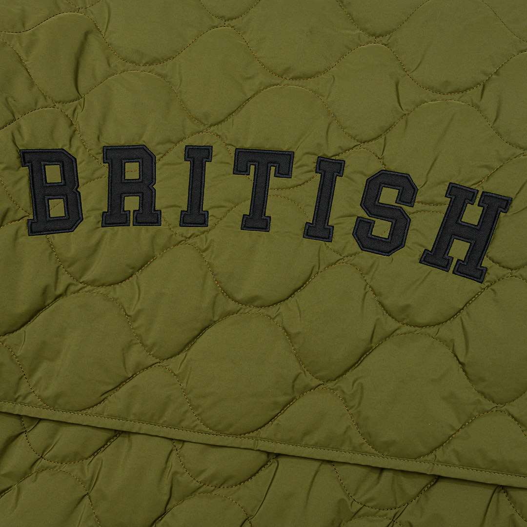 KANGOL袋鼠水波紋鋪棉外套