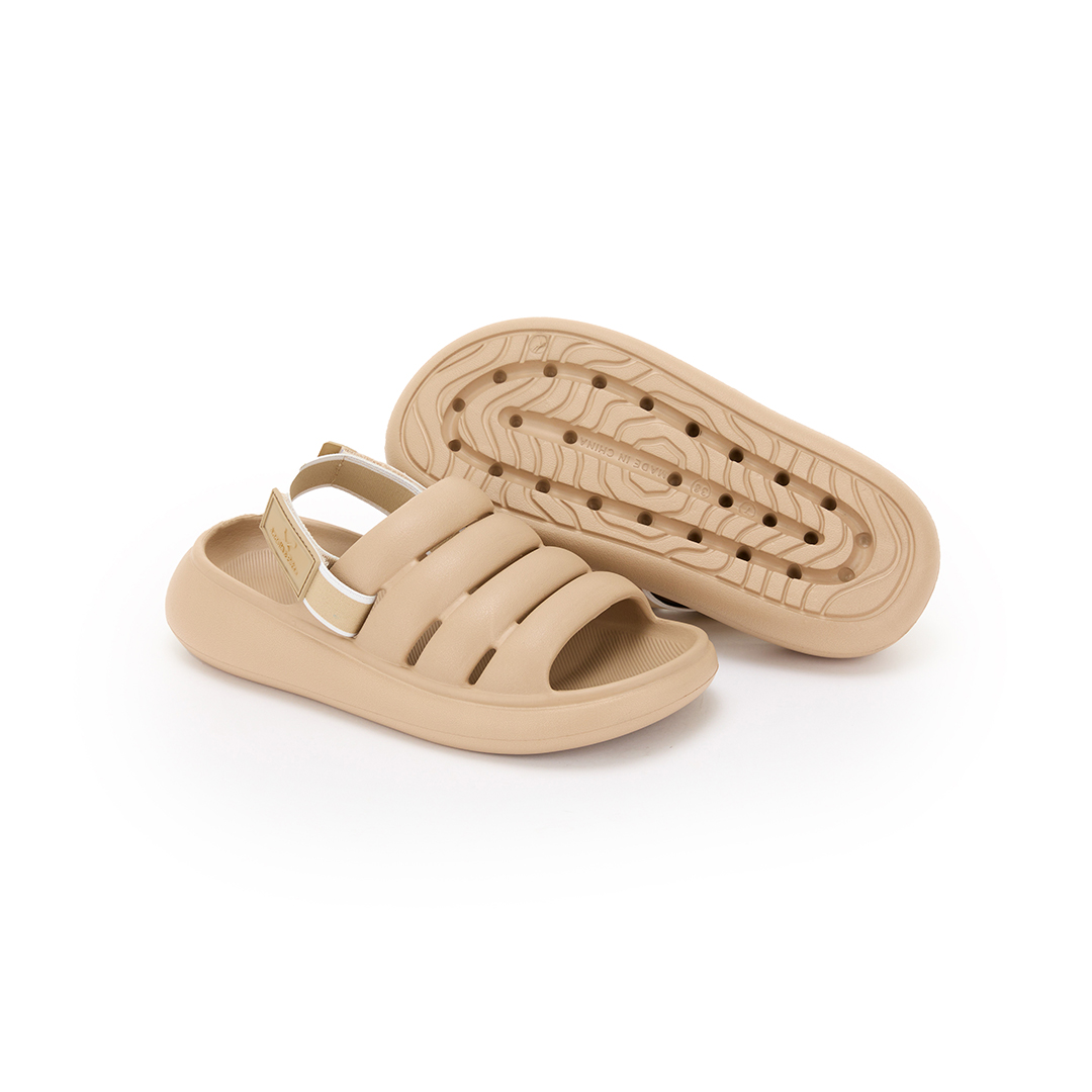 Angelia&Pets兩穿拖鞋-卡其