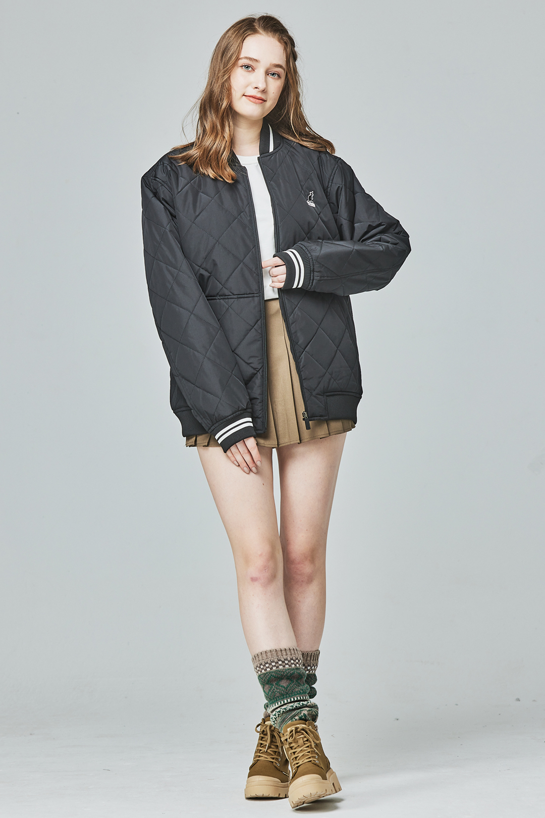 KANGOL袋鼠保暖鋪棉外套