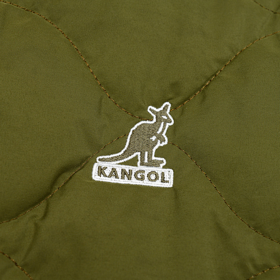 KANGOL袋鼠水波紋鋪棉外套