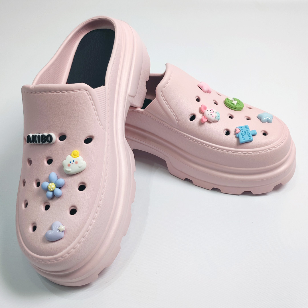 AKIBO精巧可愛款洞洞鞋扣 (八件組)