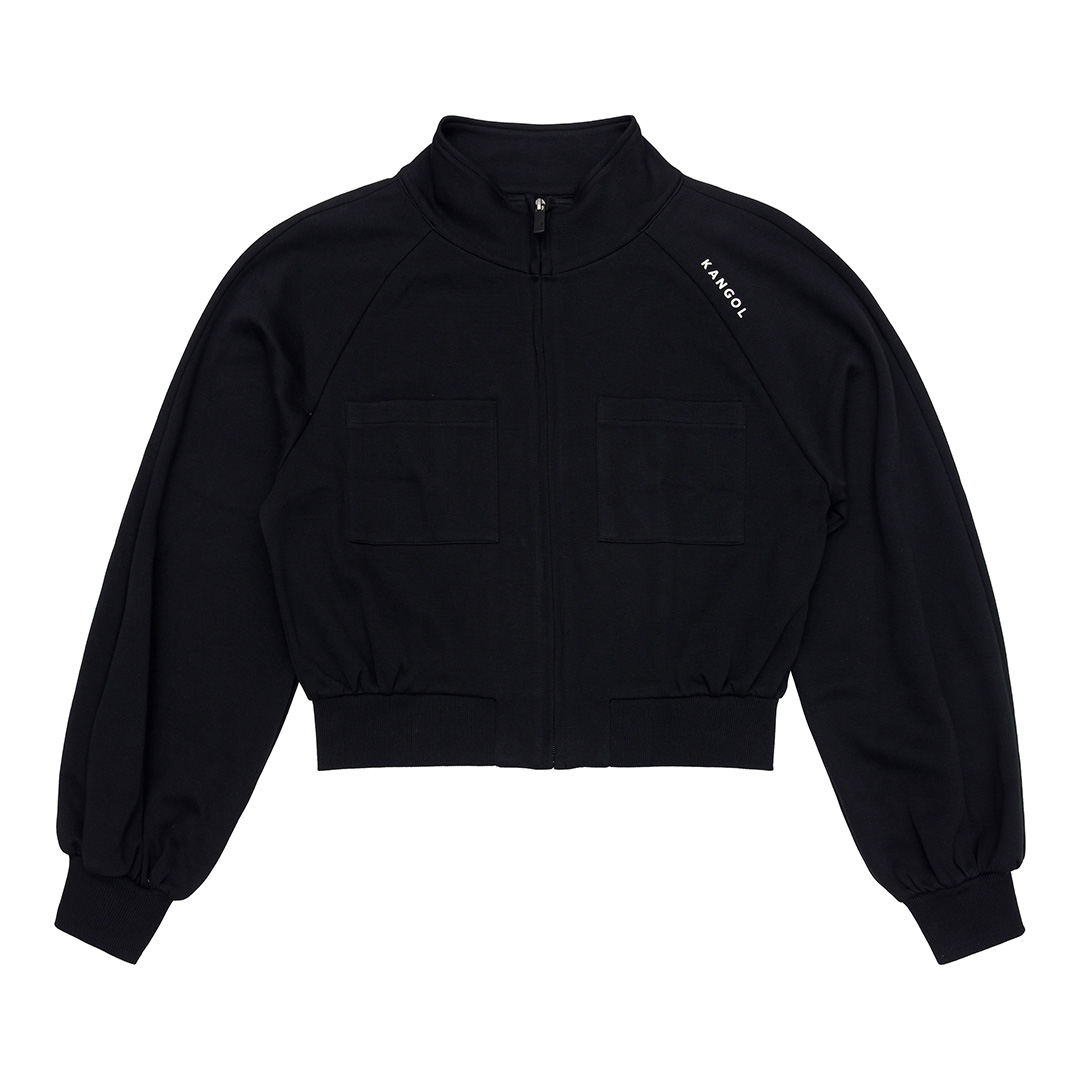 KANGOL袋鼠女款立領短外套