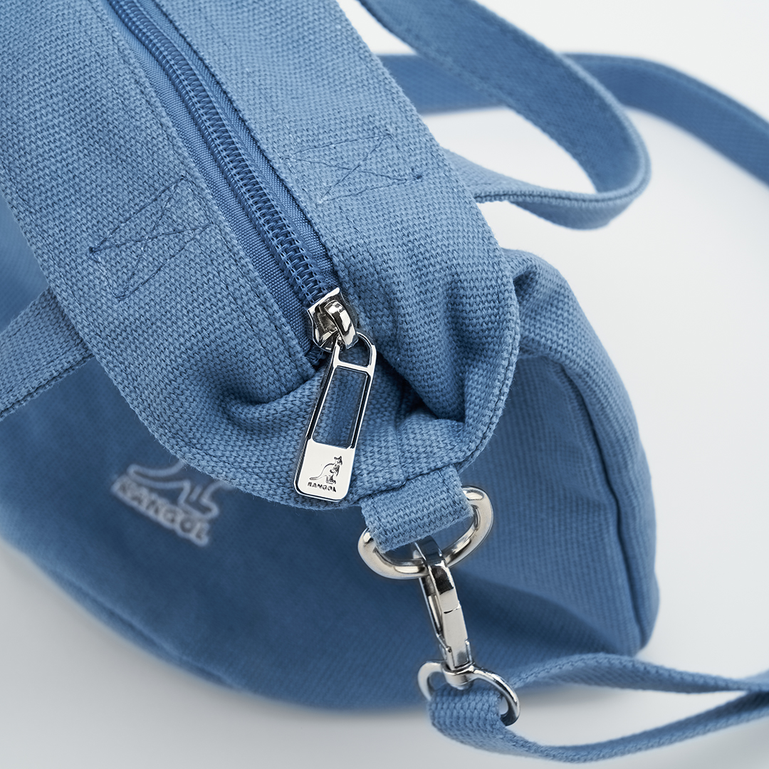 KANGOL帆布側背包-粉