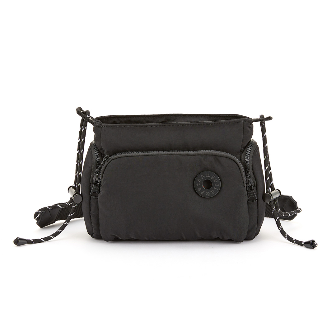 Angelia&Pets輕便斜肩包-黑