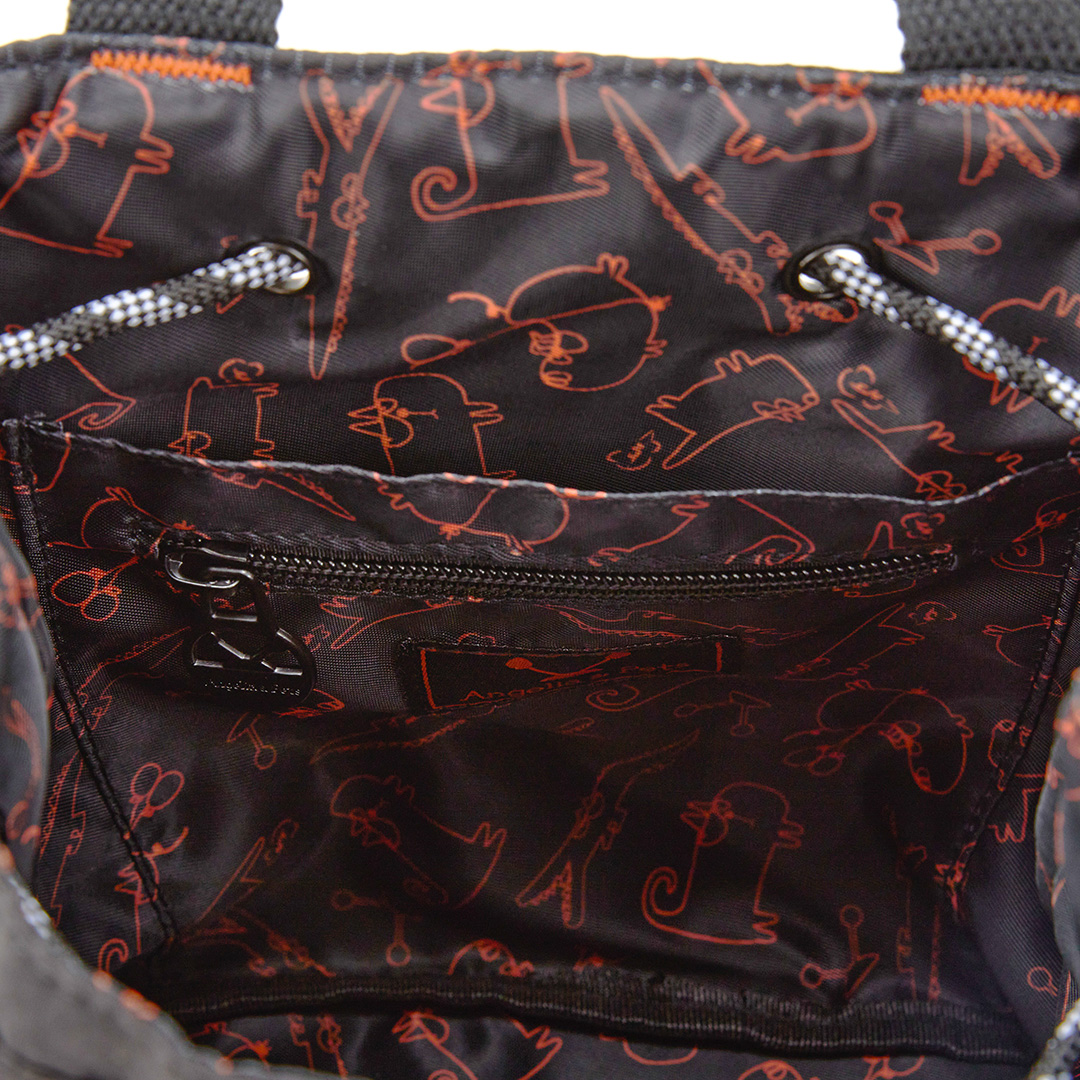 Angelia&Pets輕撥水束包-黑