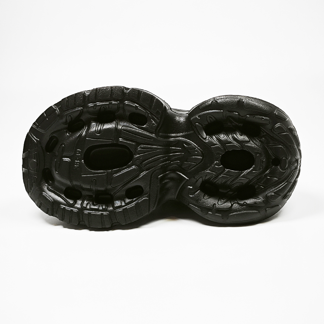 AKIBO輕量透氣老爹鞋-經典黑(女款、6公分厚底增高、一體成型、輕量、耐走、防水)