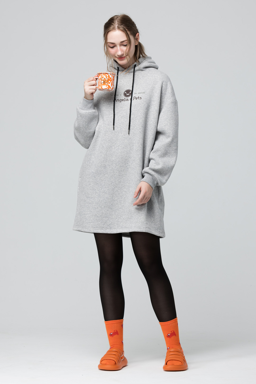 Angelia&Pets兩穿拖鞋-橘