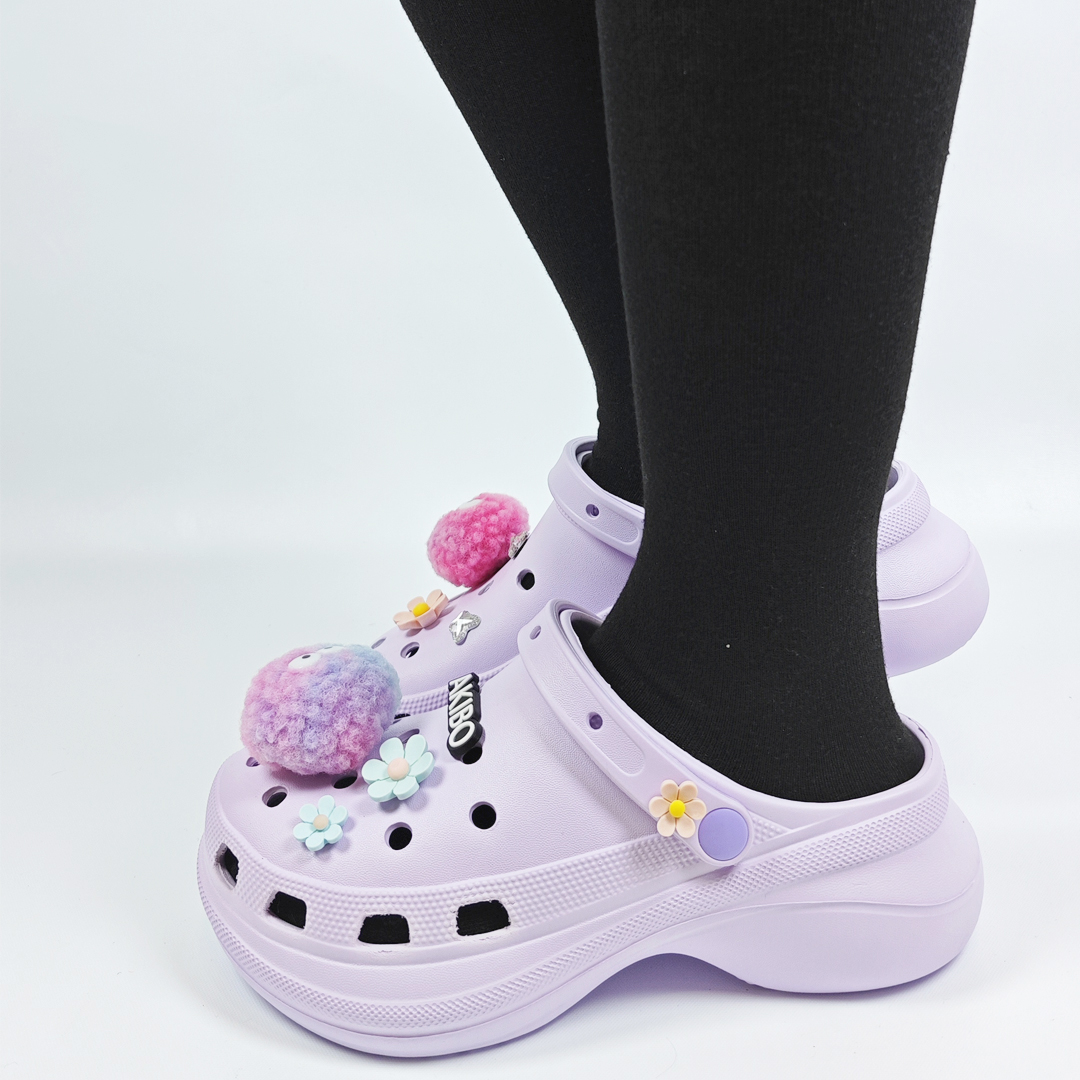 AKIBO夢幻花園款洞洞鞋扣 (九件組)