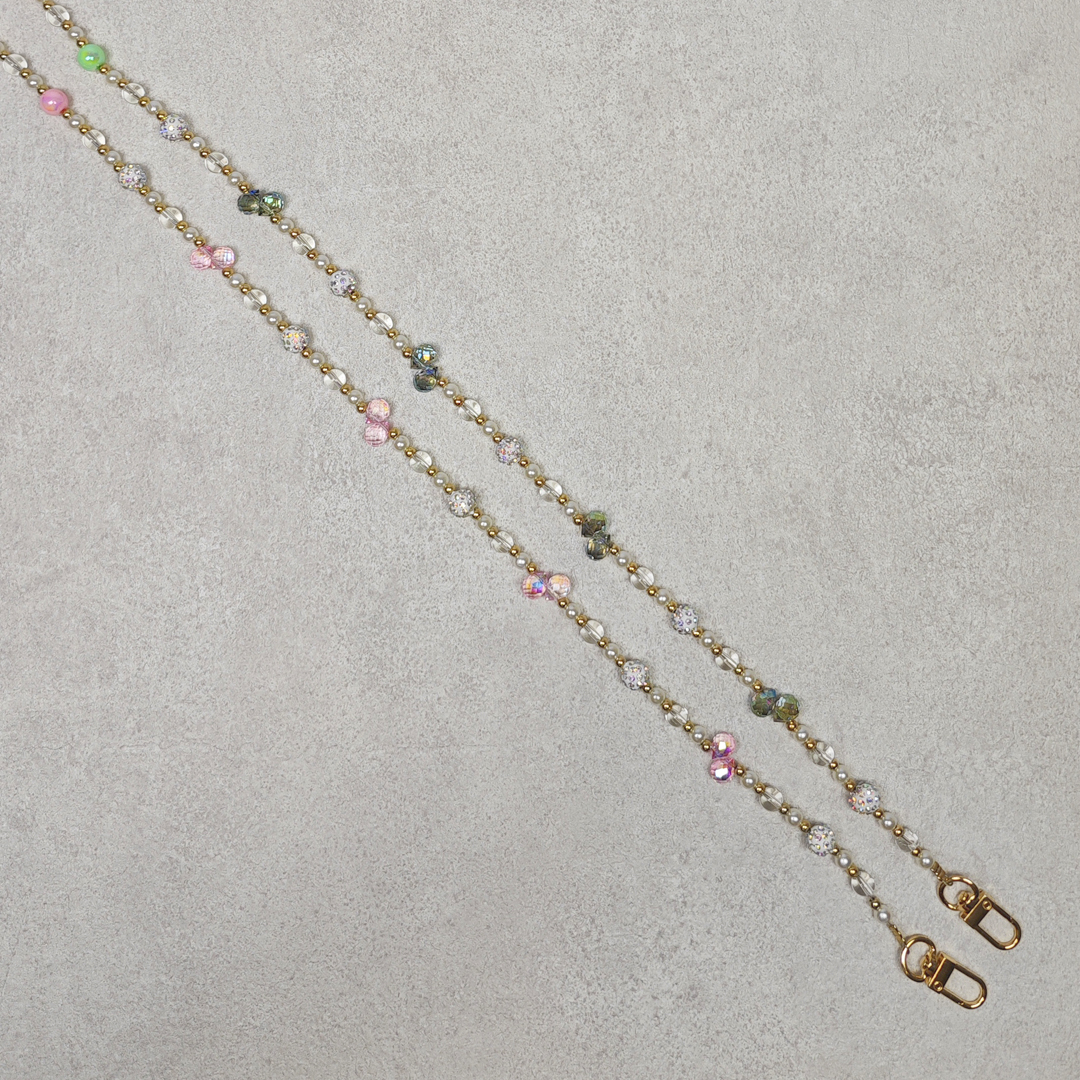 AKIBO巴洛克彩珠包包手機掛繩