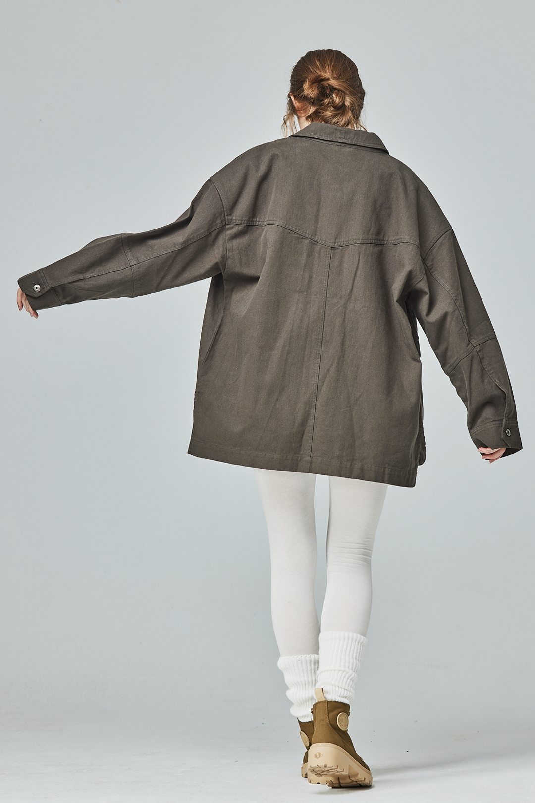 KANGOL袋鼠復古口袋襯衫外套