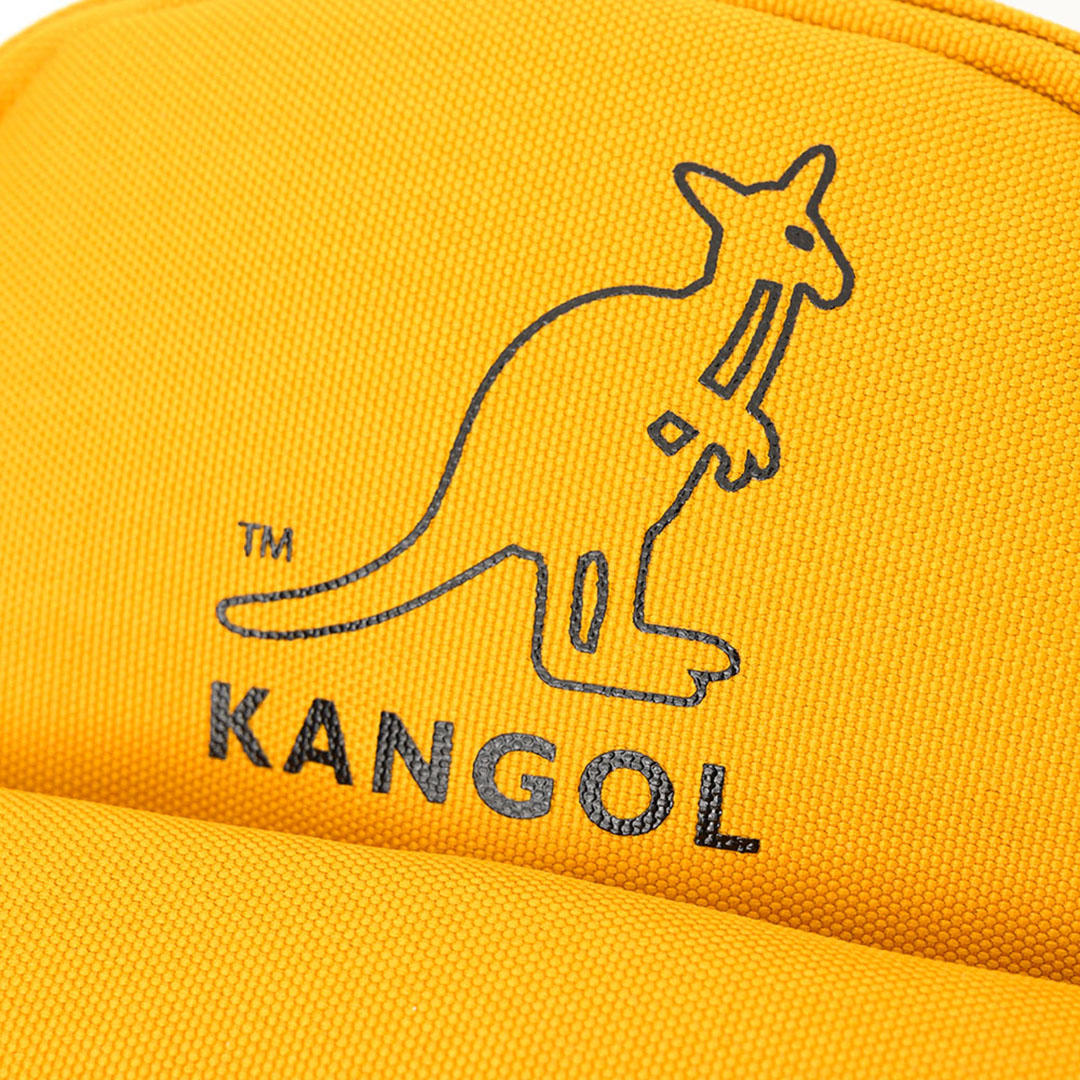 KANGOL袋鼠基本後背包-黑