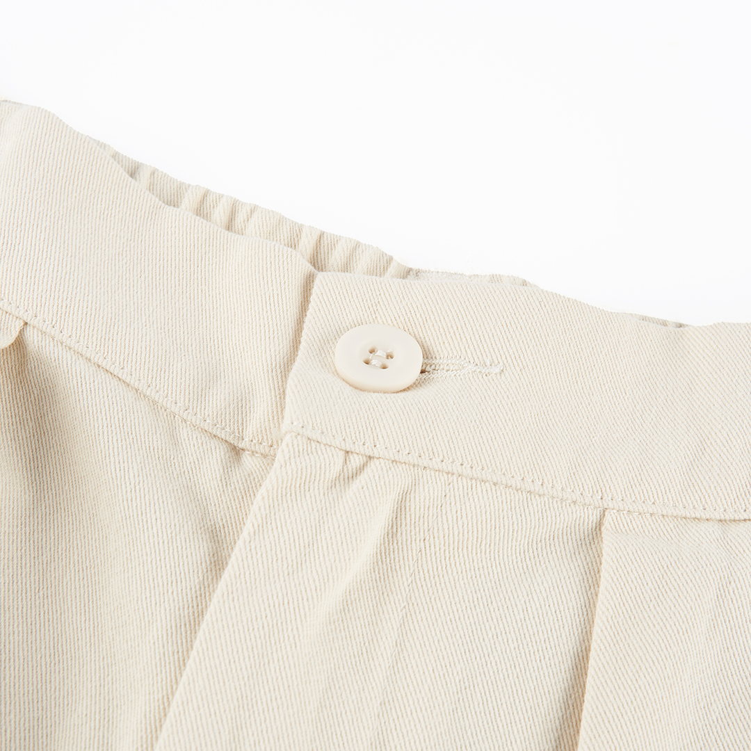 KANGOL中性休閒氣球褲-白