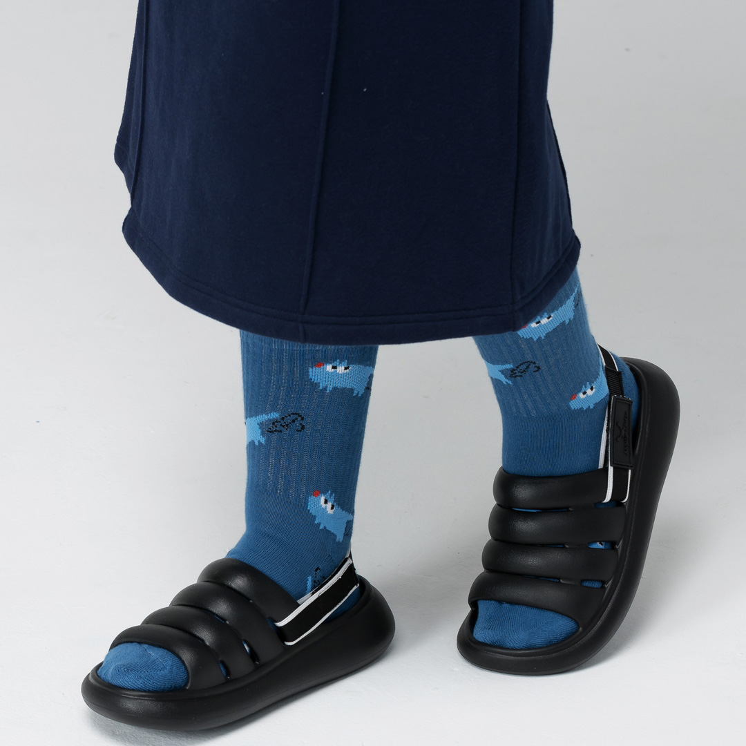 Angelia&Pets兩穿拖鞋-經典黑