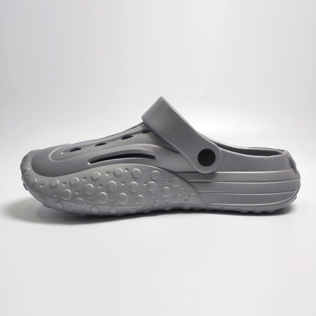 AKIBO戶外機能洞洞鞋-質感灰(中性款、雲朵感、輕量、兩穿、防水)