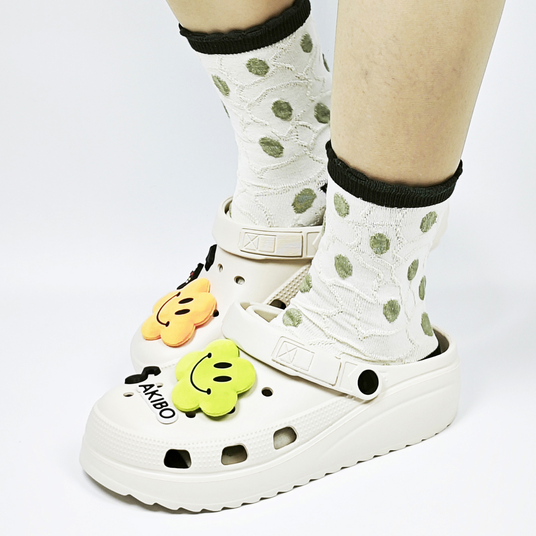 AKIBO餅乾洞洞鞋(二代)-奶油白(中性款、輕量、耐走、兩穿、防水)