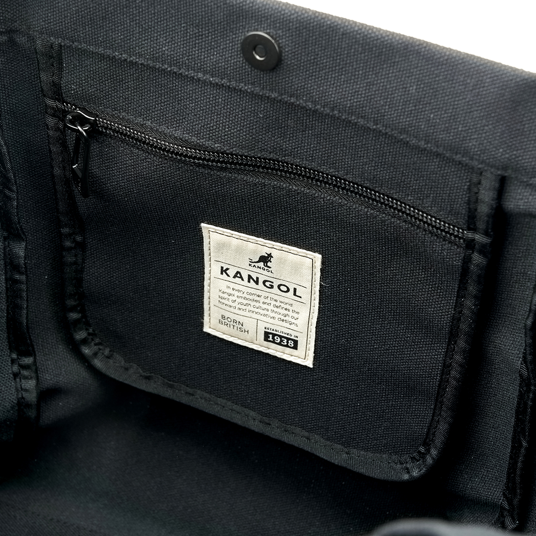 KANGOL帆布托特包-黑