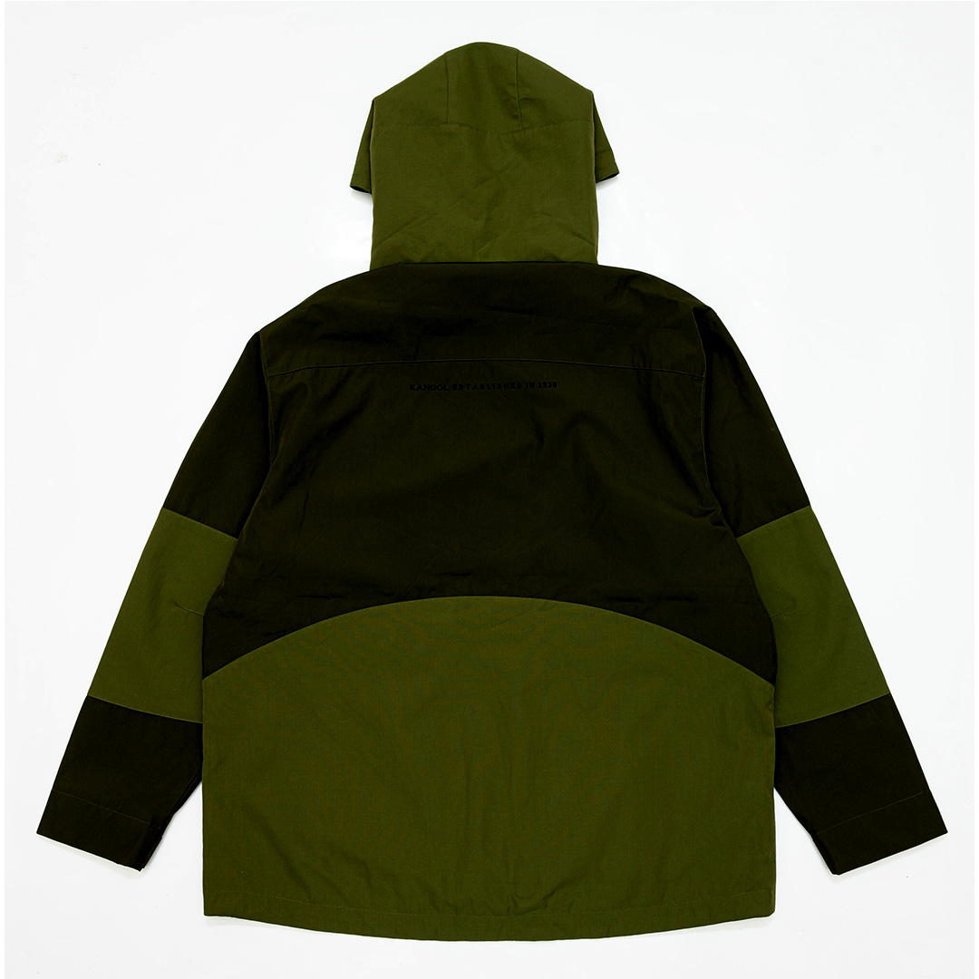 KANGOL袋鼠中性防潑水風衣外套