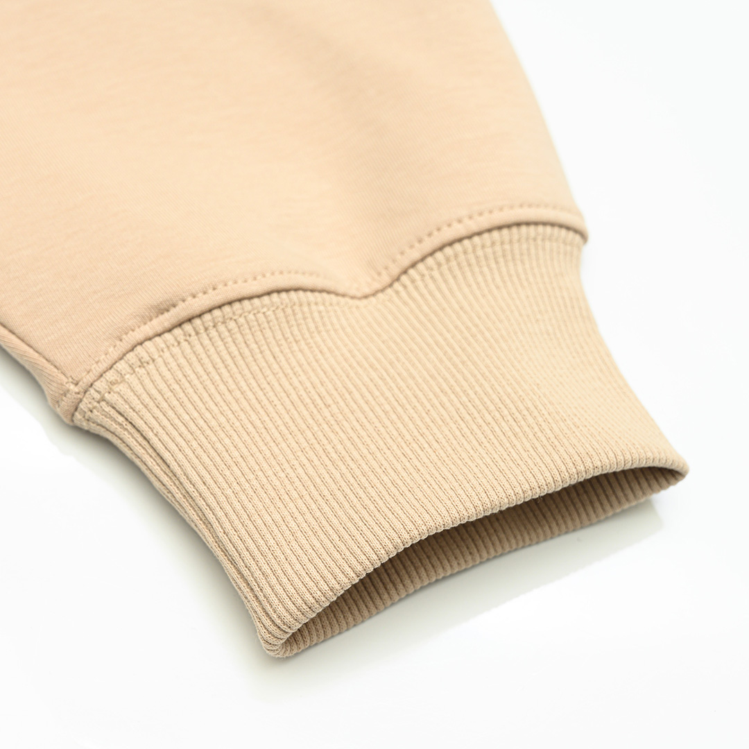 KANGOL袋鼠女款小Logo圓領T-卡其