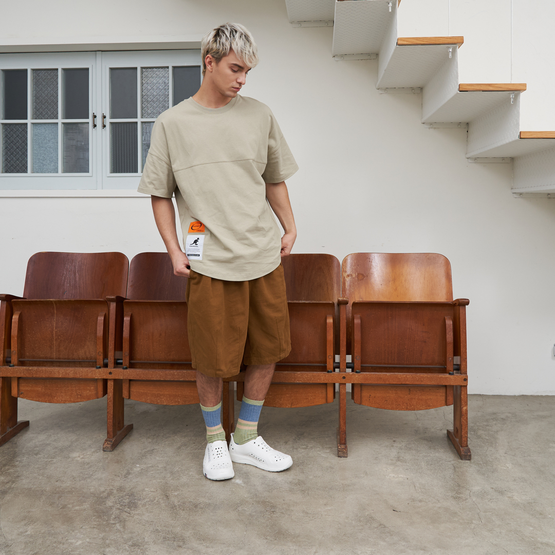 KANGOL中性休閒氣球褲-卡