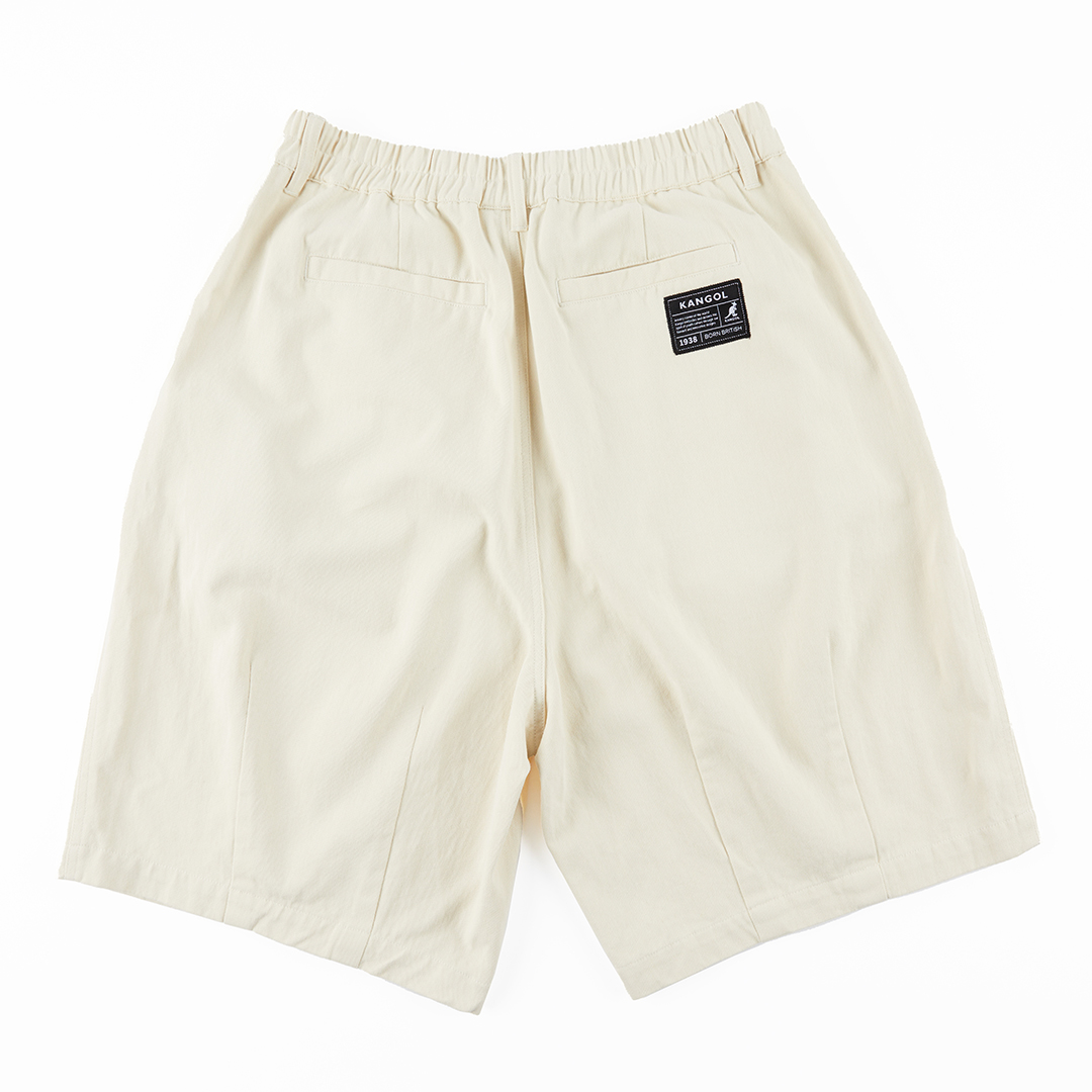 KANGOL中性休閒氣球褲-白