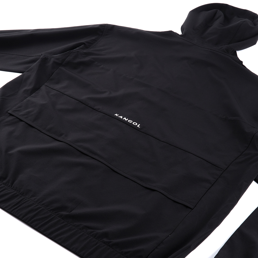 KANGOL男款透氣機能外套-黑