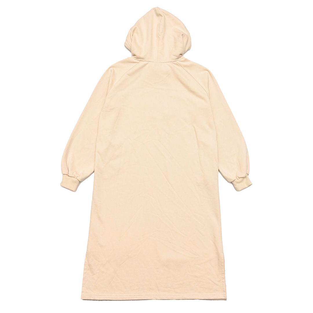 KANGOL袋鼠連帽洋裝-米白