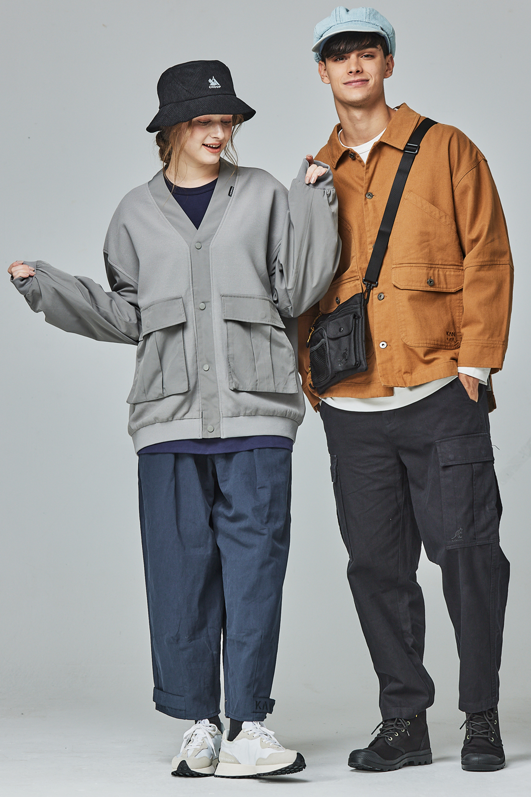 KANGOL袋鼠復古口袋襯衫外套