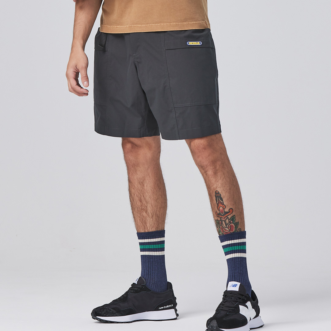 NCAA-密西根大學Michigan工裝短褲-灰綠