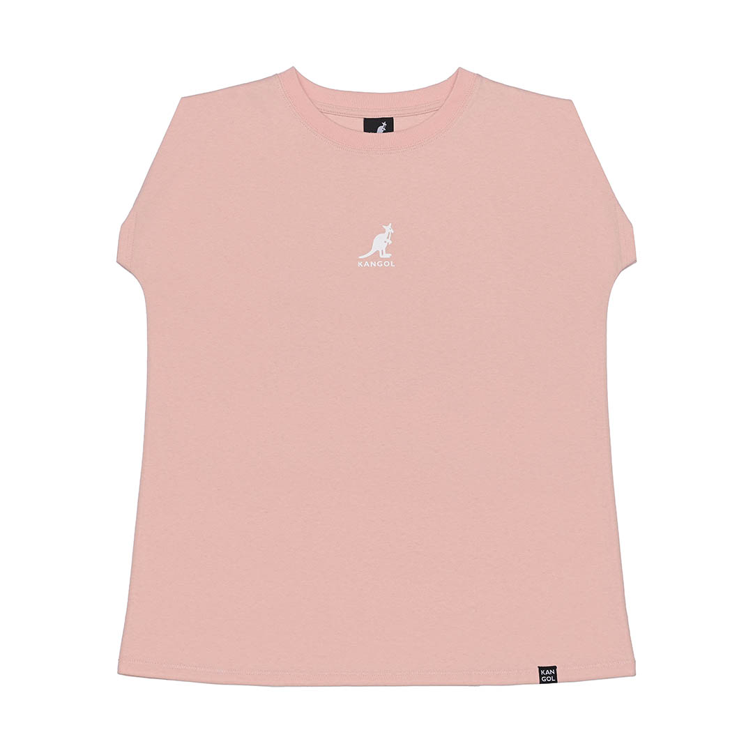 KANGOL袋鼠涼感印花短T-白