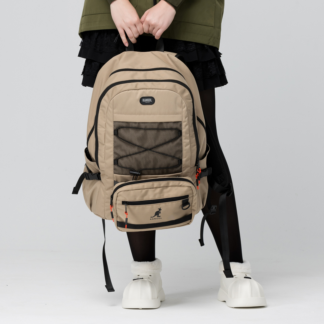 KANGOL袋鼠多功能後背包-卡