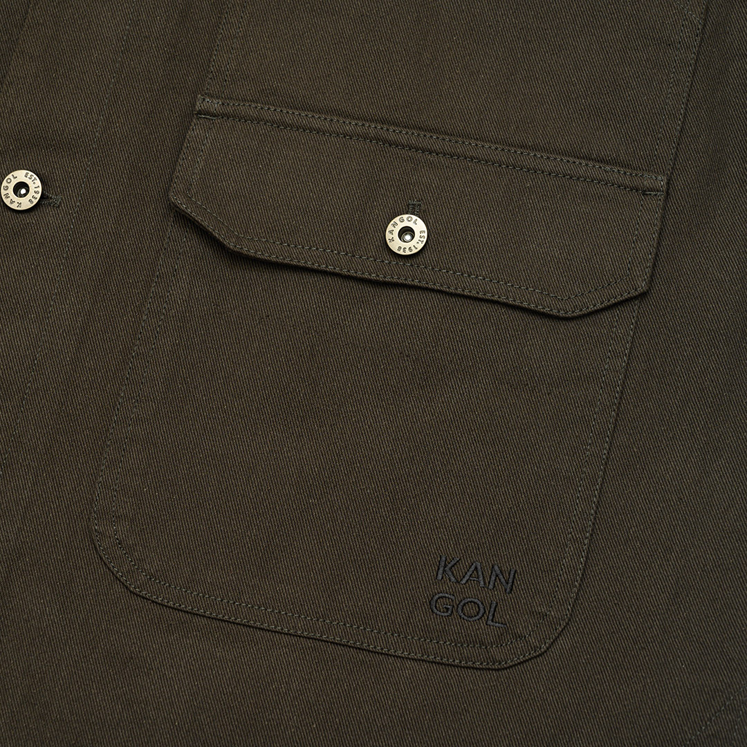 KANGOL袋鼠復古口袋襯衫外套