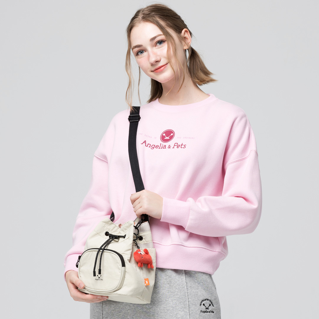 Angelia&Pets輕撥水束包-淺卡其