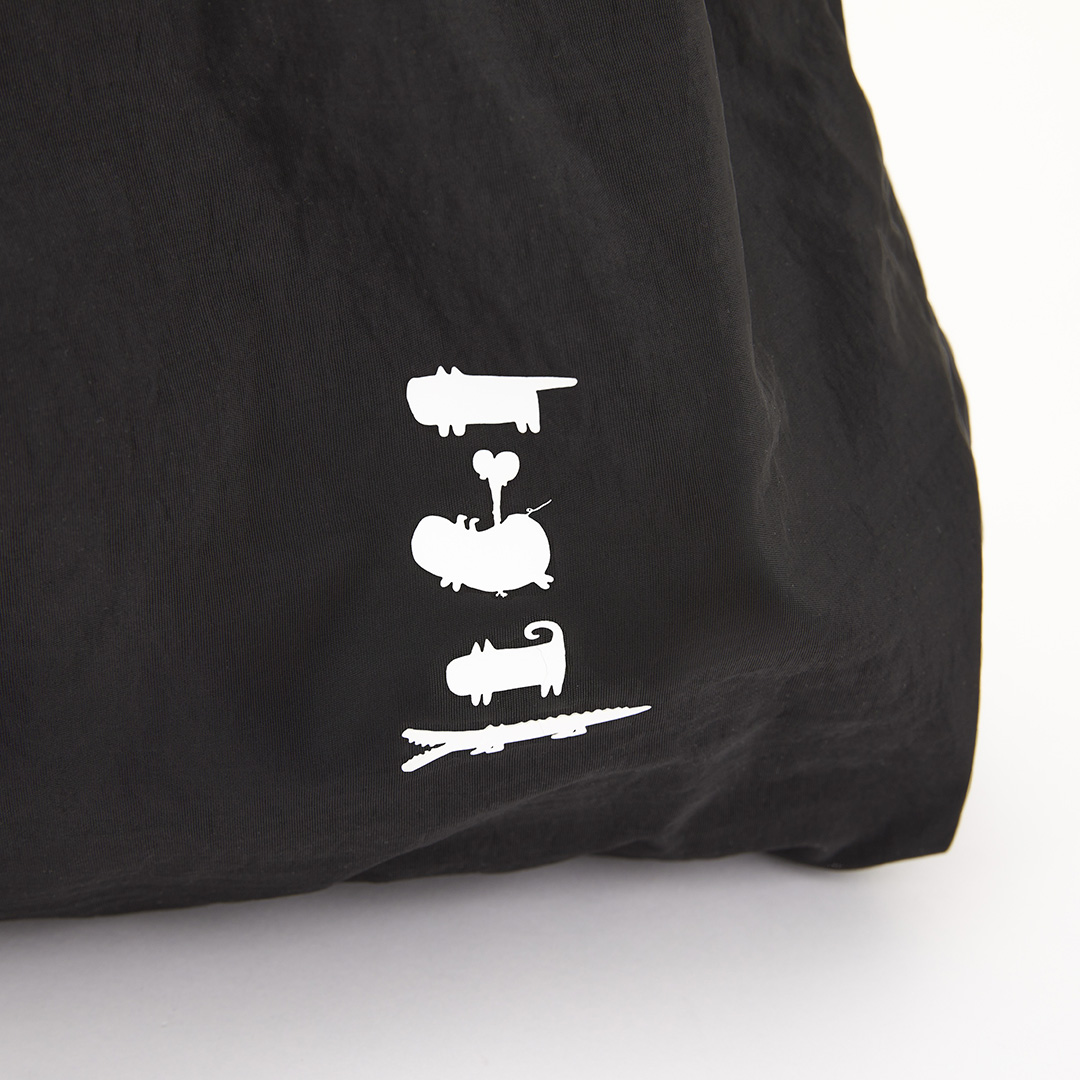 Angelia&Pets輕撥水水餃包-黑