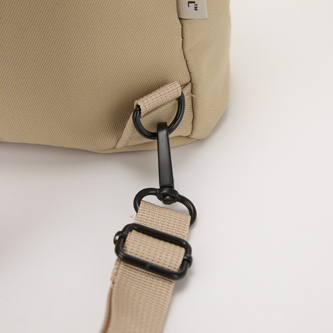 KANGOL袋鼠手提小兩用包-卡其