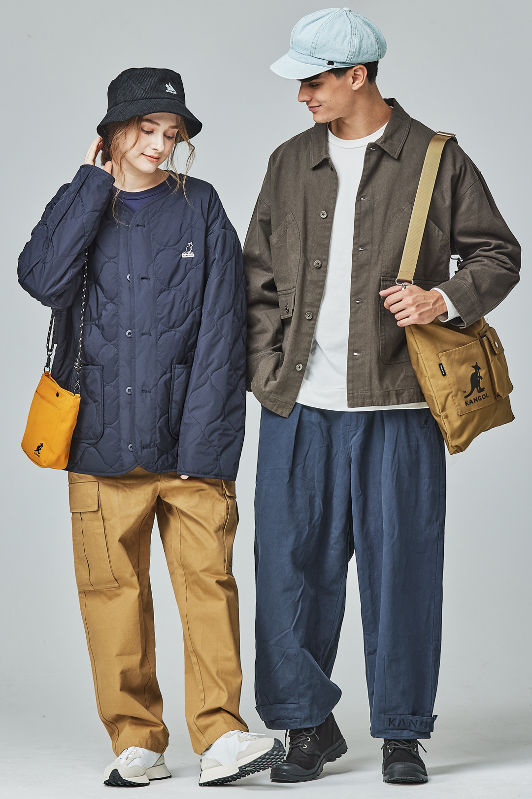 KANGOL袋鼠復古口袋襯衫外套