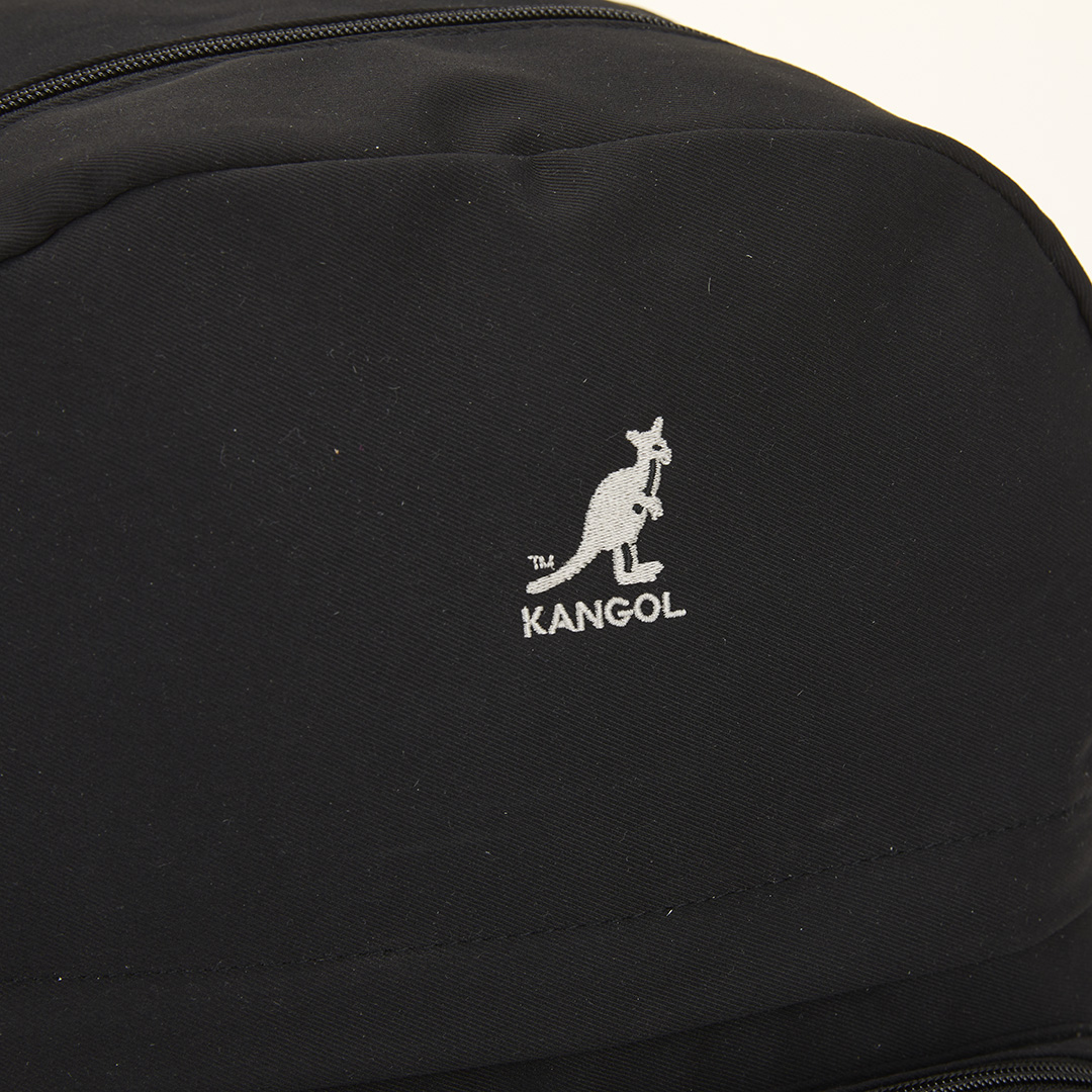 KANGOL袋鼠基本後背包-黑