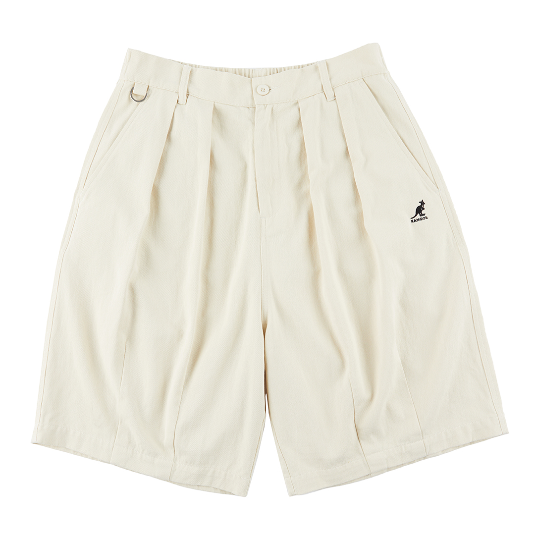 KANGOL中性休閒氣球褲-白