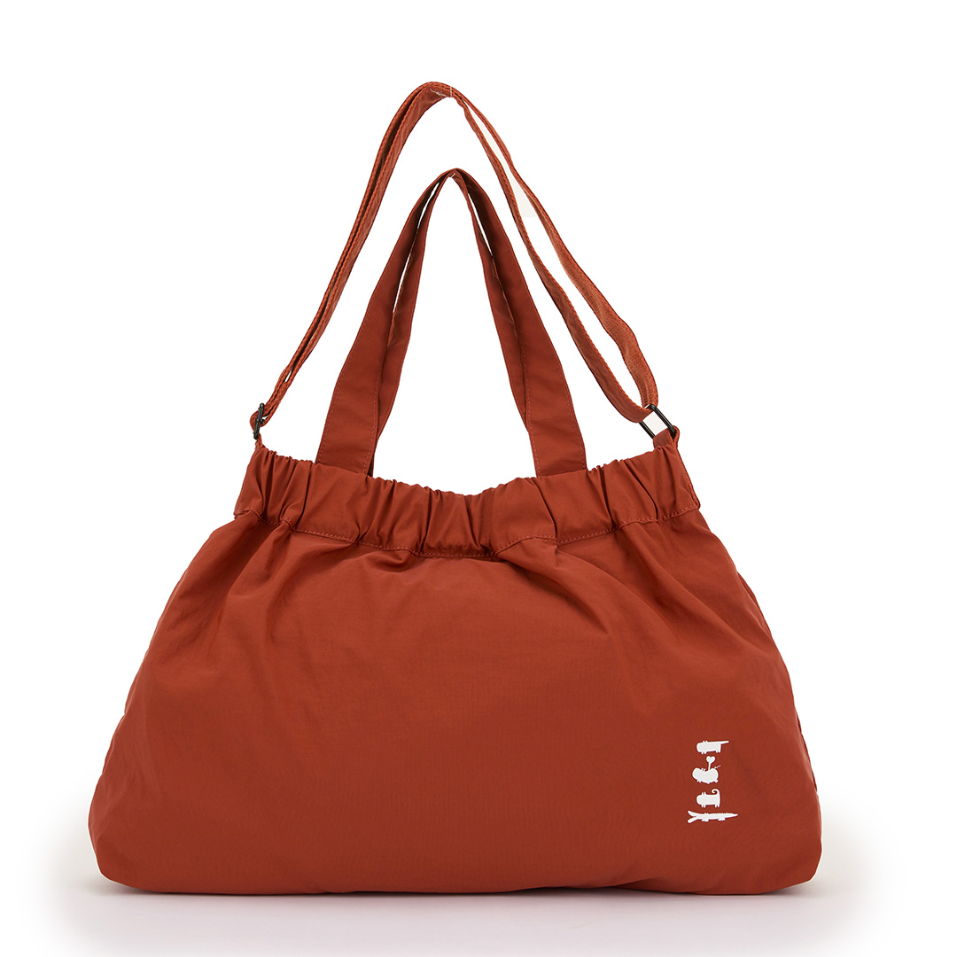 Angelia&Pets輕撥水水餃包-深橘