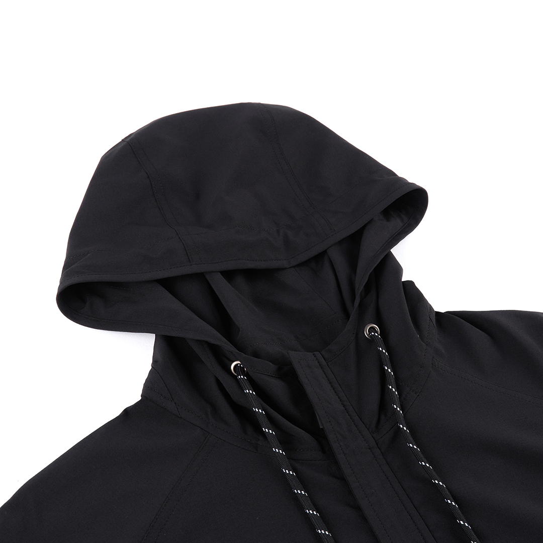 KANGOL男款透氣機能外套-黑