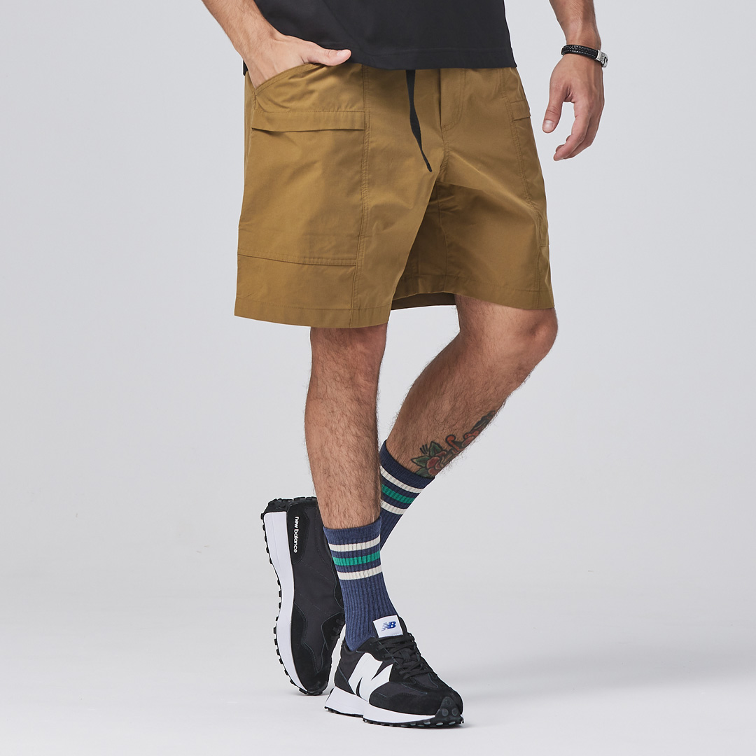 NCAA哈佛大學Harvard工裝短褲-卡