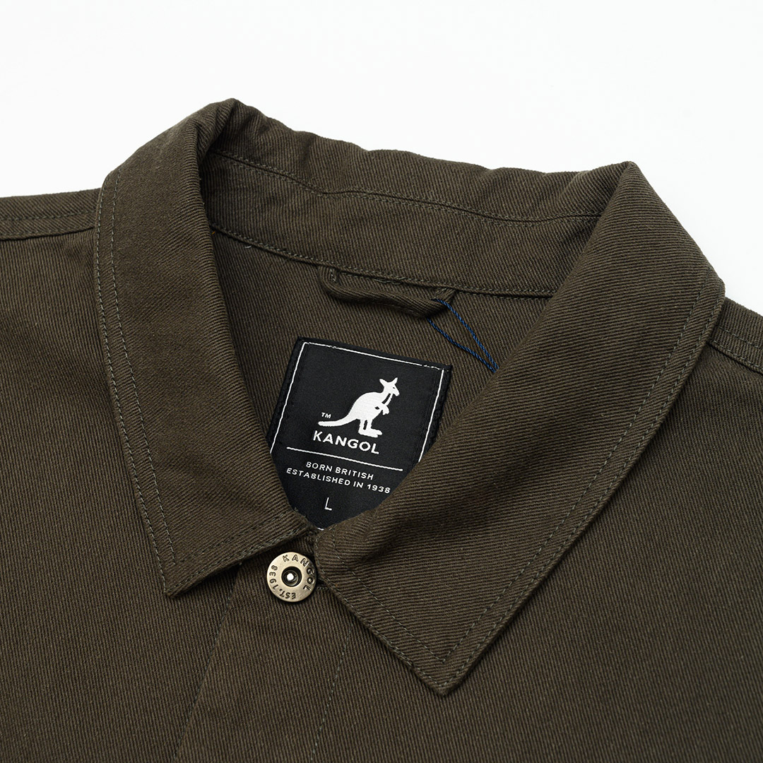 KANGOL袋鼠復古口袋襯衫外套