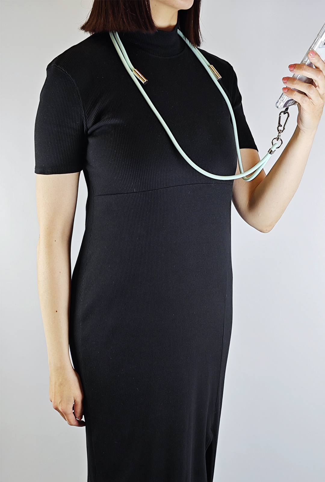 AKIBO時尚充電手機掛繩-蘋果綠