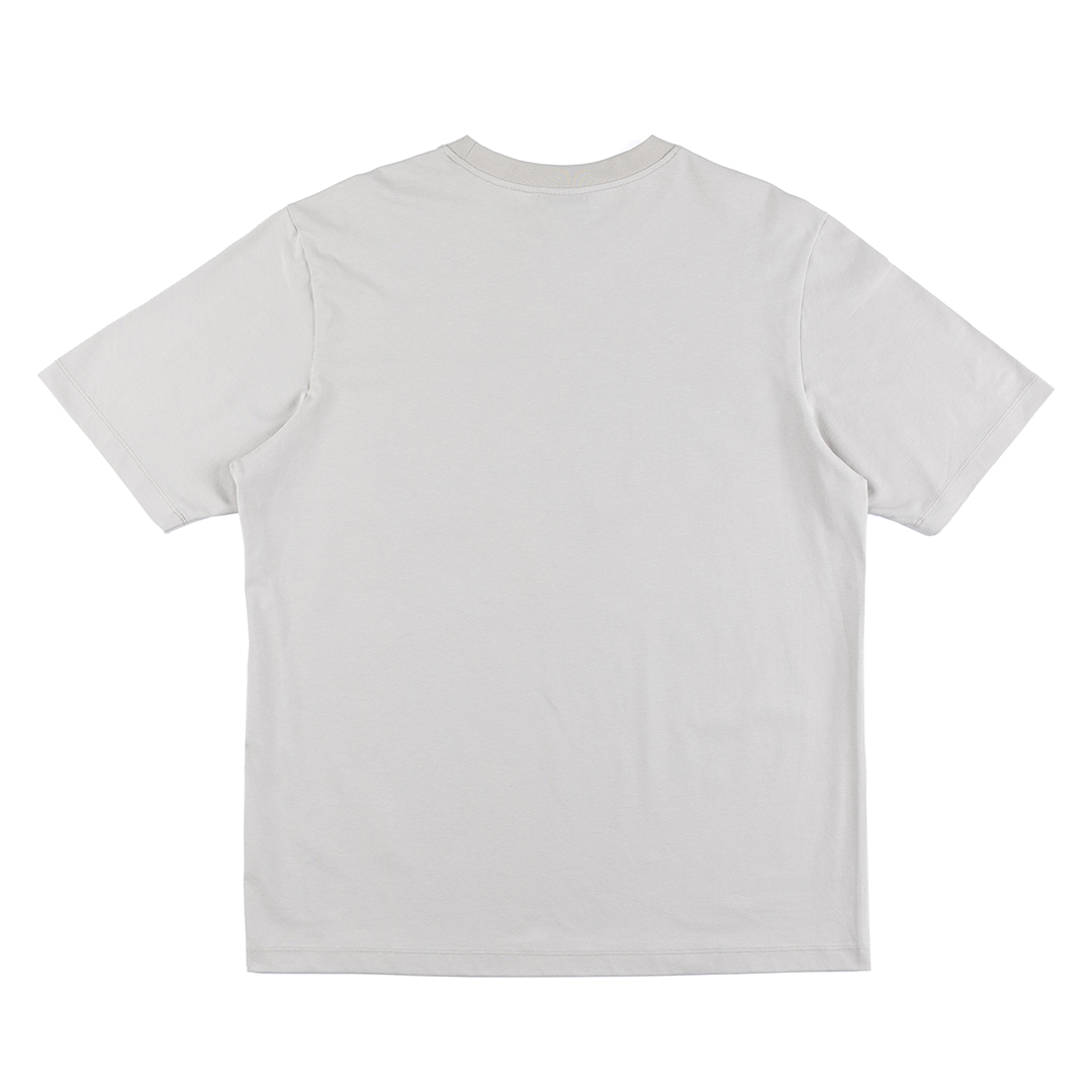 KANGOL中性微落肩口袋T-灰