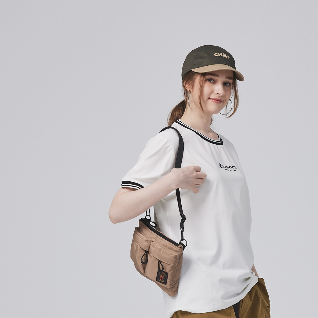 NCAA-哈佛大學Harvard織標扁側背包-卡