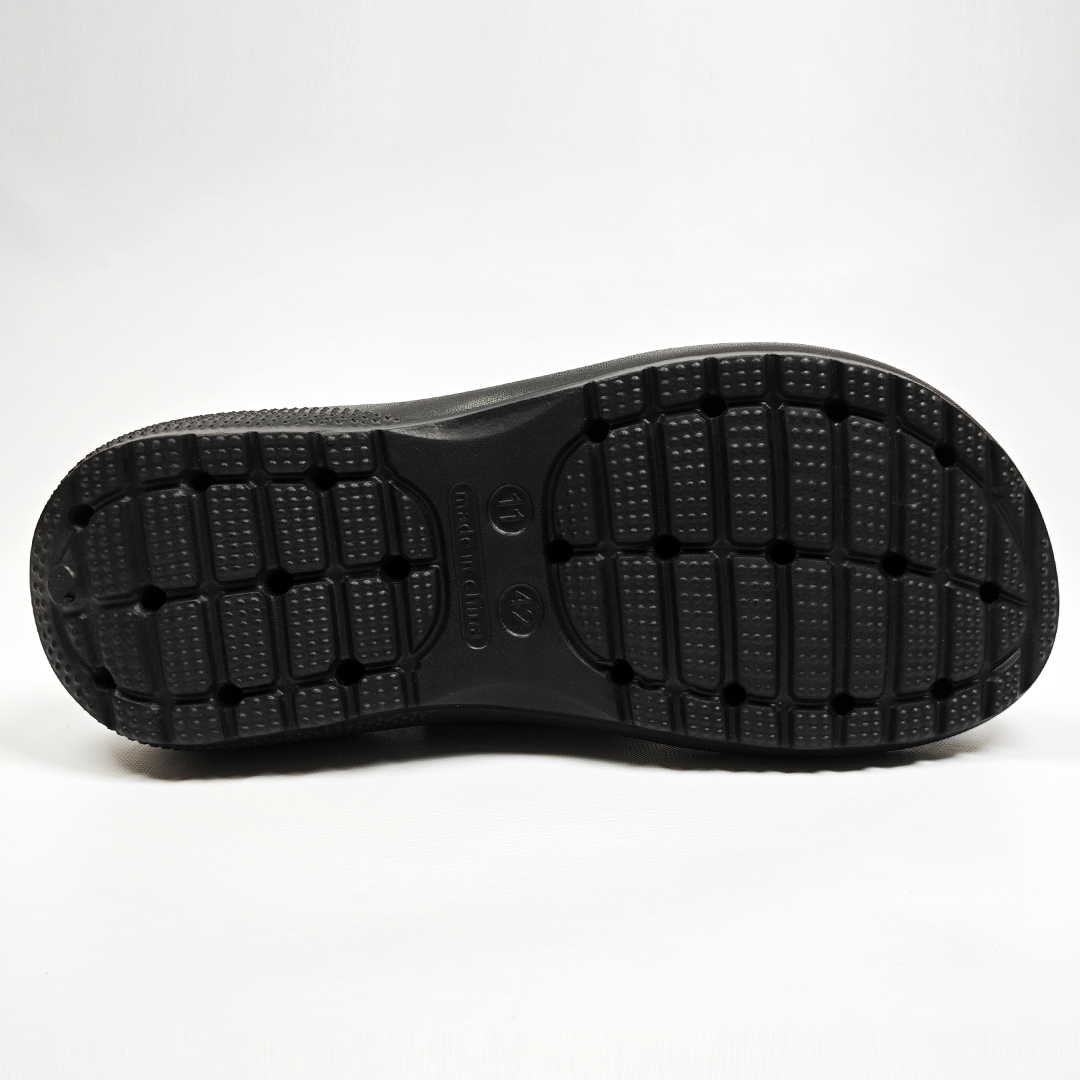 AKIBO千層洞洞鞋-經典黑(中性款、耐走、兩穿、防水)