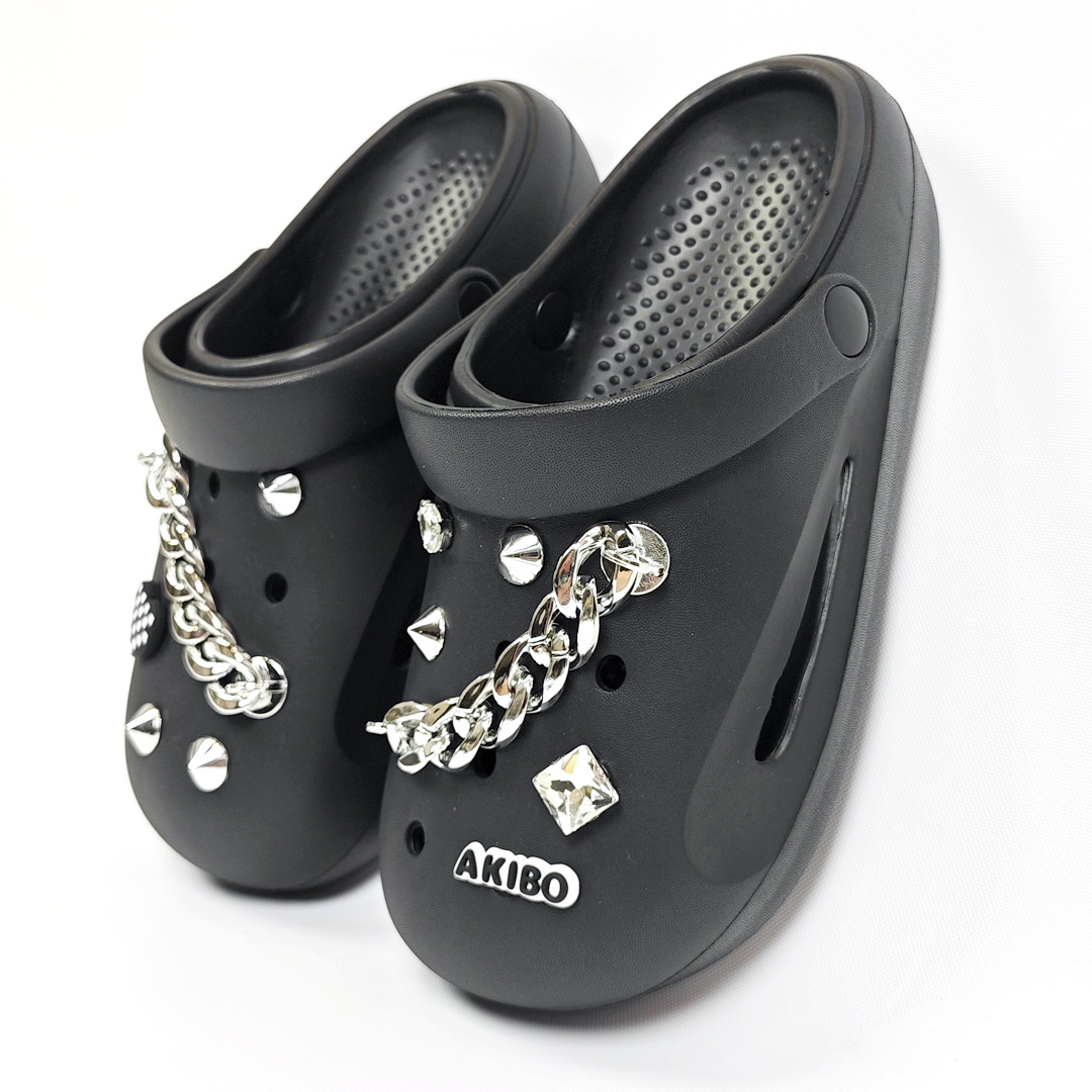 AKIBO搖滾甜心款洞洞鞋扣 (十件組) AKIBO搖滾甜心款洞洞鞋扣 (十件組)