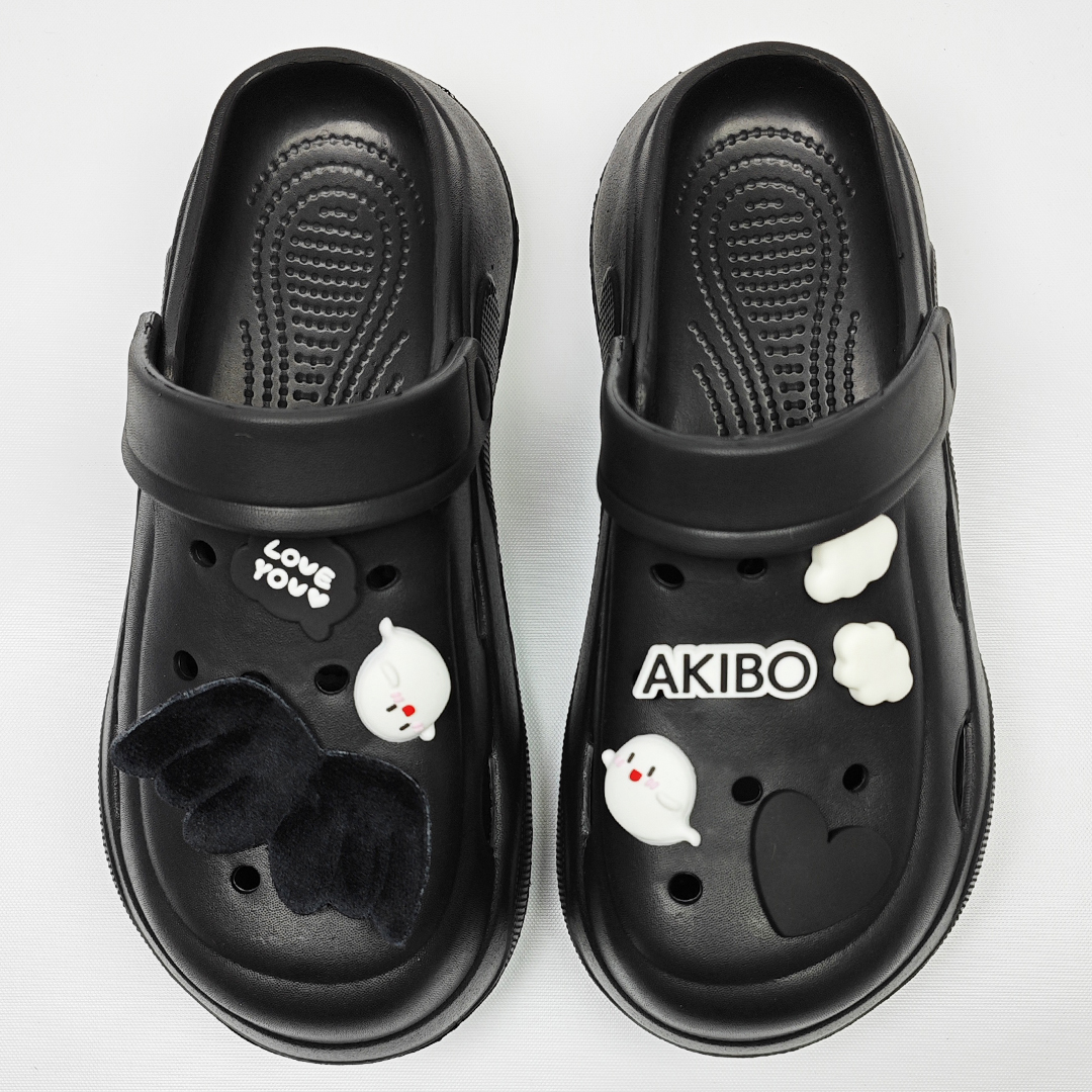 AKIBO愛心小鬼款洞洞鞋扣(七件組) AKIBO愛心小鬼款洞洞鞋扣(七件組)